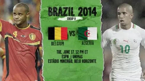 Belgium vs Algeria, Starting Lineups and World Cup Open Thread