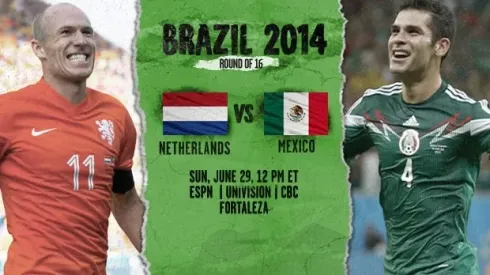 Netherlands vs Mexico: Starting Lineups, TV Times And World Cup Open Thread