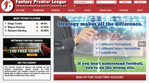 New Twist On Fantasy Football Offers Soccer Fans Plenty of Features