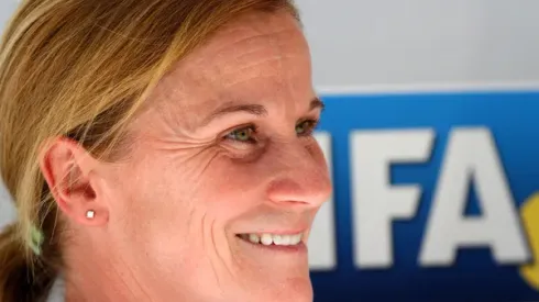 USA's Coach Jill Ellis during the FIFA U20 Women's World Cup at the Rudolf Harbig Stadium in Dresden, Germany on July 14th, 2010.