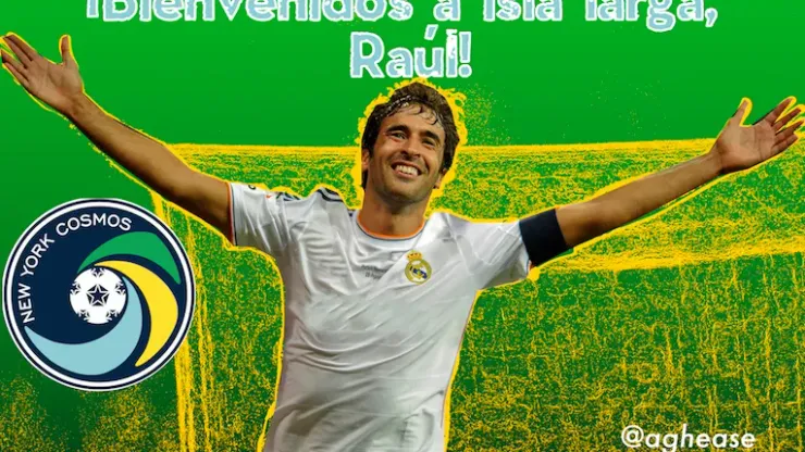 Real Madrid's forward Raul celebrates after scoring during the Santiago Bernabeu trophy football match Real Madrid CF vs Al-Sadd SC at the Santiago Bernabeu stadium in Madrid on August 22, 2013. AFP PHOTO/ PEDRO ARMESTRE (Photo credit should read PEDRO ARMESTRE/AFP/Getty Images)
