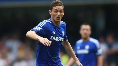 Diego Costa of Chelsea celebrates after scoring his and his team's second goal during the Barclays Premier League match between Chelsea and Swansea City at Stamford Bridge on September 13, 2014 in London, England.