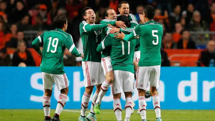 of Netherlands of Mexico during the international friendly match between Netherlands and Mexico held at the Amsterdam ArenA on November 12, 2014 in Amsterdam, Netherlands.
