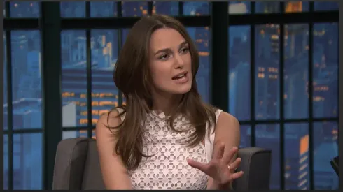 Seth Meyers and Keira Knightley Discussing West Ham On US TV