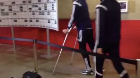 Andy Carroll injury a worry for West Ham after leaving stadium on crutches