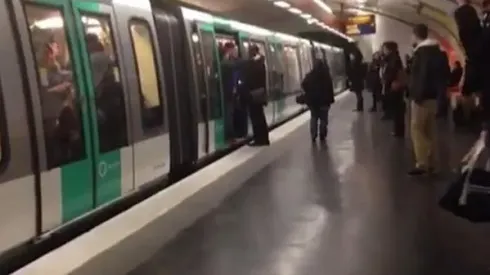 Chelsea fans stop man from boarding Paris train; sing racist taunts