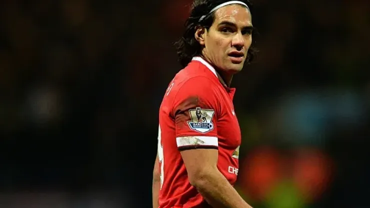 epa04623278 Manchester United's Radamel Falcao reacts during the English FA Cup fifth round soccer match between Preston North End and Manchester United at the Deepdale in Preston, Britain, 16 February 2015. EPA/PETER POWELL DataCo terms and conditions apply. http://www.epa.eu/files/Terms%20and%20Conditions/DataCo_Terms_and_Conditions.pdf
