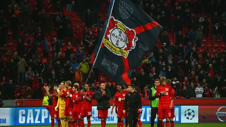 during the UEFA Champions League round of 16 match between Bayer 04 Leverkusen and Club Atletico de Madrid at BayArena on February 25, 2015 in Leverkusen, Germany.
