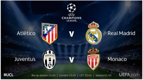 Atletico Madrid vs Real Madrid and Juventus vs Monaco: TV times and open thread