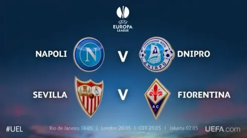 Sevilla vs Fiorentina and Napoli vs Dnipro, Europa League semis, 1st leg: TV times and open thread