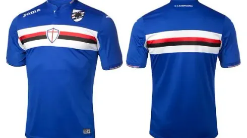 Sampdoria's jerseys play chants when club crest is pressed