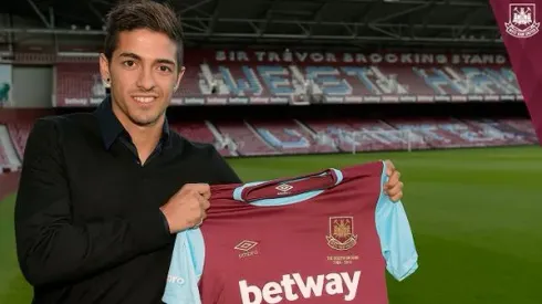 West Ham sign Argentine midfielder Manuel Lanzini on season-long loan