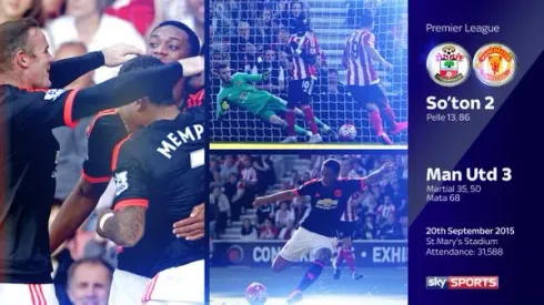 Southampton 2-3 Manchester United: Anthony Martial at the double