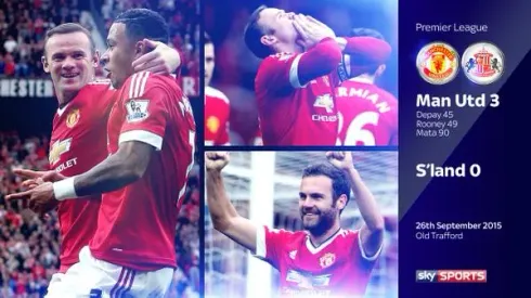 Manchester United 3-0 Sunderland: Red Devils climb into first place