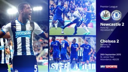 Newcastle 2-2 Chelsea: Mourinho admonishes Blues’ first half