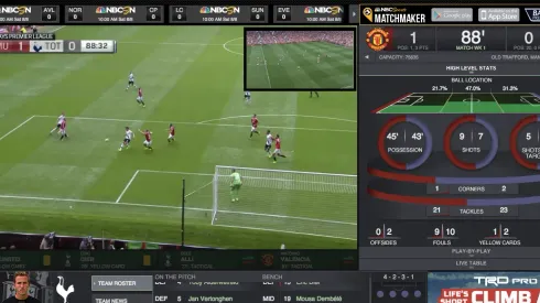 NBC Sports Live Extra ramps up Premier League 'Tactical Cam' offering this weekend