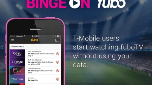 fuboTV offers unlimited streaming of soccer games with T-Mobile service