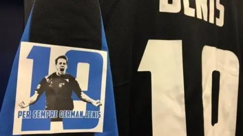 German Denis bids farewell to Atalanta in emotional send-off