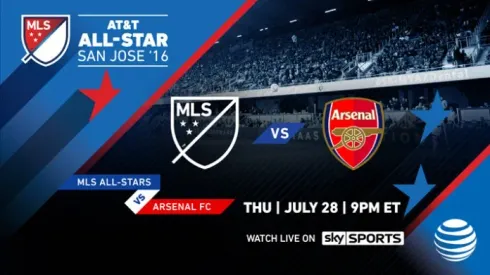 Arsenal to play 2016 MLS All-Star Game in San Jose