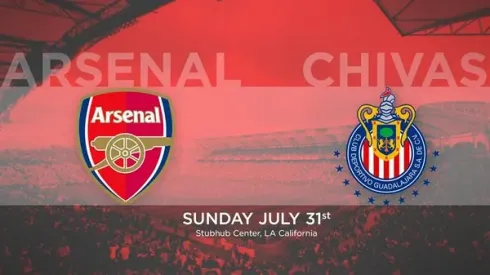 Tickets on sale for Arsenal vs. Chivas Guadalajara game in Los Angeles