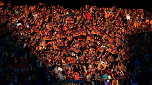 Barcelona fans whistle Spanish anthem amidst flag row