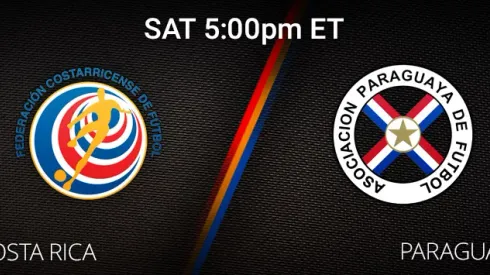 Costa Rica vs. Paraguay Copa America game on TV