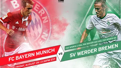 Where to find Bayern Munich vs. Werder Bremen on US TV
