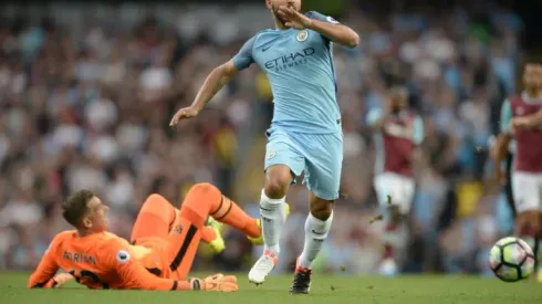 Man City's Sergio Aguero charged with violent conduct
