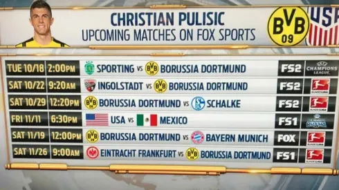 Dortmund vs. Bayern Munich to air on over-the-air FOX network