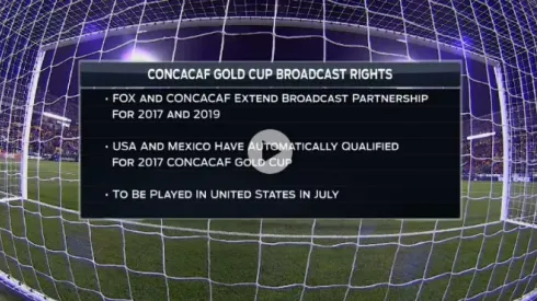 FOX acquires Gold Cup TV rights for 2017 and 2019
