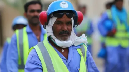 'Cooling' hats for World Cup 2022 stadium builders