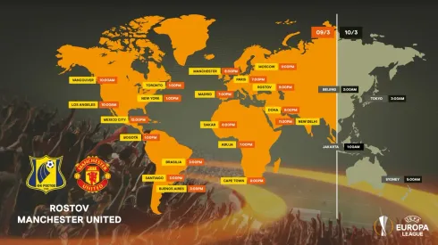 Where to find Rostov vs. Manchester United on US TV