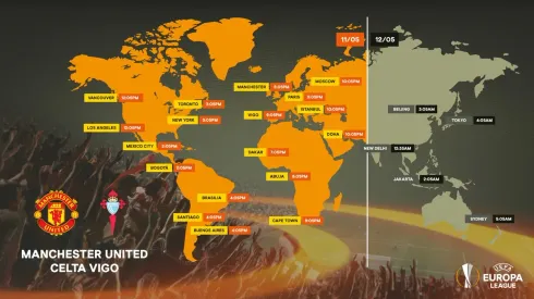 Where to find Man United vs. Celta Europa League semi-final