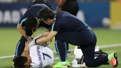 Tottenham striker Son has 'successful' op on broken arm