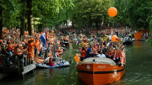 Dutch city turns orange as women toast Euro win