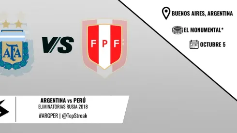 Where to find Argentina vs. Peru World Cup qualifier on US TV