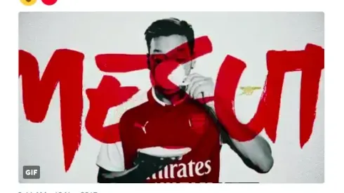 Arsenal Twitter account did nothing wrong with Ozil GIF