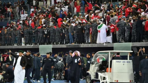 Eleven injured as stadium barrier collapses at Gulf Cup final