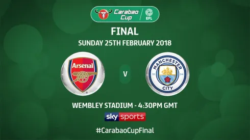 Where to find Arsenal vs. Man City League Cup Final