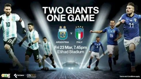 Where to find Italy vs. Argentina friendly on US TV and streaming