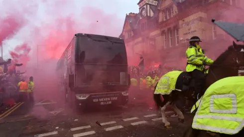 'Unacceptable': Man City team bus attacked with bottles outside Anfield