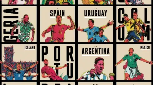 ESPN World Cup posters for Russia 2018