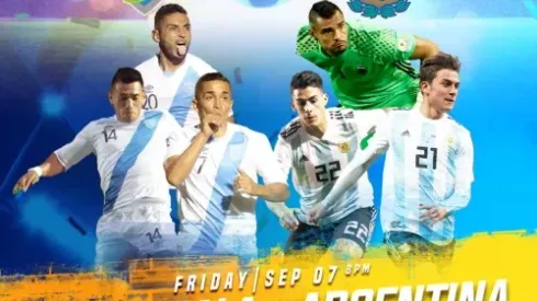 Where to find Argentina vs. Guatemala friendly