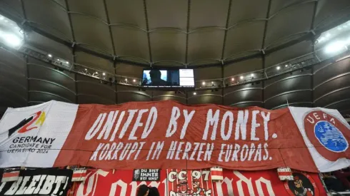 Stuttgart fans protest German FA bid to host Euro 2024