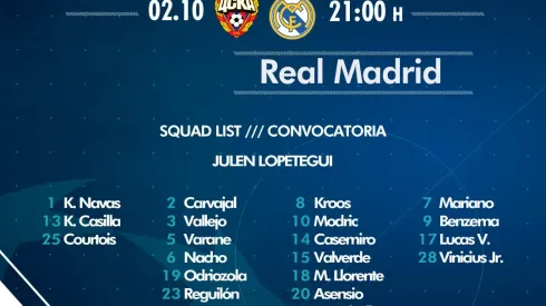 Where to find CSKA Moscow vs. Real Madrid on US TV and streaming