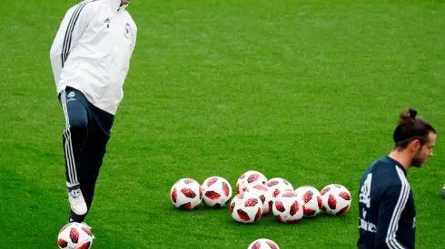 Solari takes first training sessison at Real Madrid