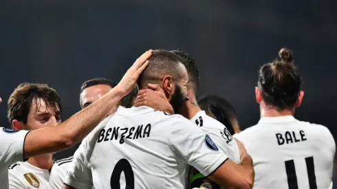 Benzema brace helps Solari's Real thump Plzen