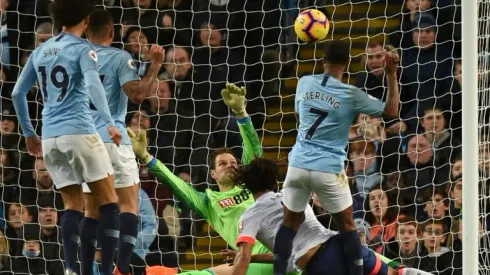 Sterling sparkles as City stretch lead, United escape in Saints thriller