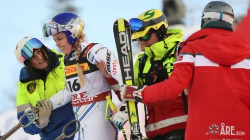 'I'm no Tom Brady', says too-old Vonn after super-G crash