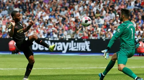 Sterling treble fires Man City to West Ham rout